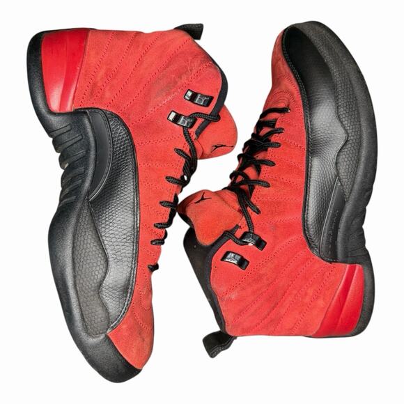 Nike Air Jordan 12 Retro Reverse Flu Game Red/Black CT8013-602 Men’s Size 9 - Picture 2 of 10